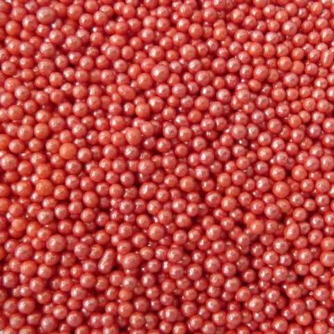 Edible Cake Sprinkles- Red Pearl 100 & 1000s