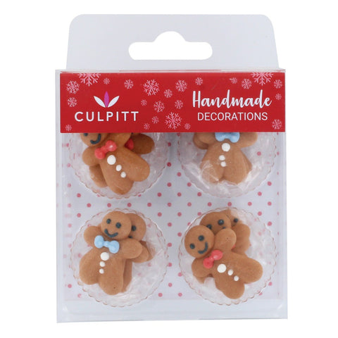 Gingerbread Men Sugar Decorations