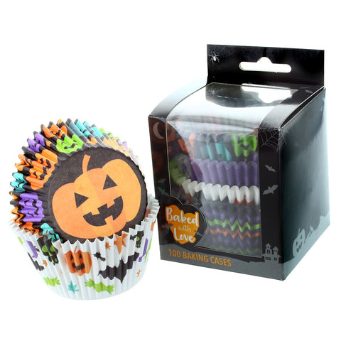 Halloween Cupcake Cases Pack of 100