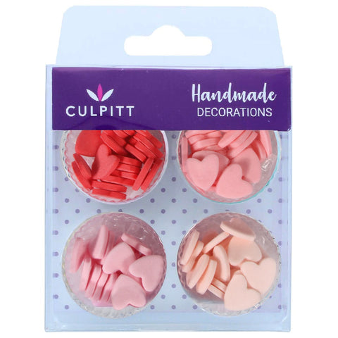 Heart Sugar Decorations Pack of 100