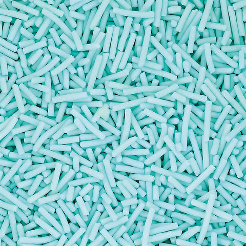 Edible Cake Sprinkles- Light Blue Strands