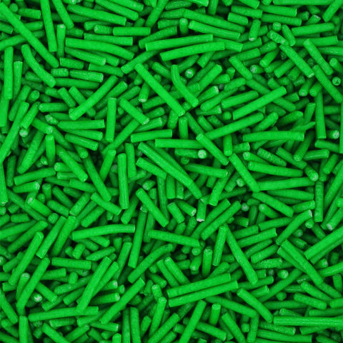 Edible Cake Sprinkles- Green Strands