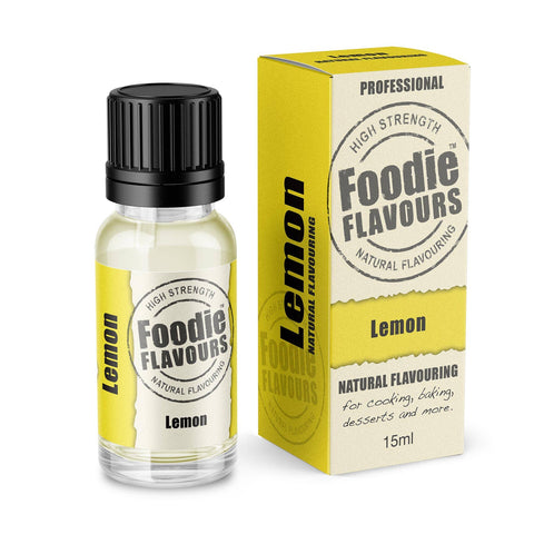 Foodie Flavours Natural Lemon Flavouring - 15ml