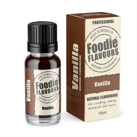 Foodie Flavours Vanilla Natural Flavouring - 15ml