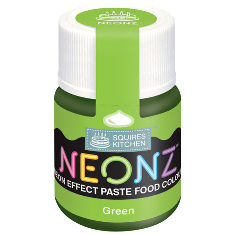 Green NEONZ Paste Colour by Squires Kitchen