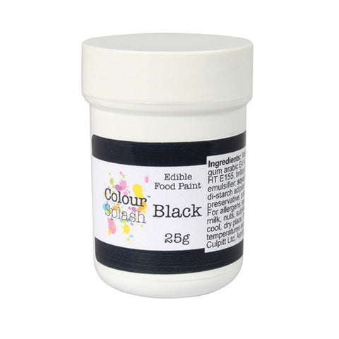 Matt Black Edible Paint by Colour Splash