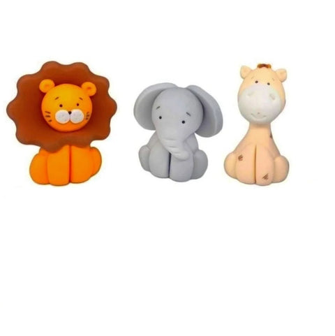 Jungle Animals Sugar Cake Topper Set