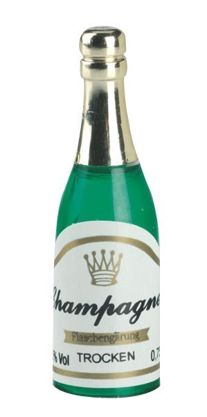 Plastic Champagne Bottle Decorations