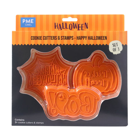 Halloween Cookie Cutter & Stamp Set