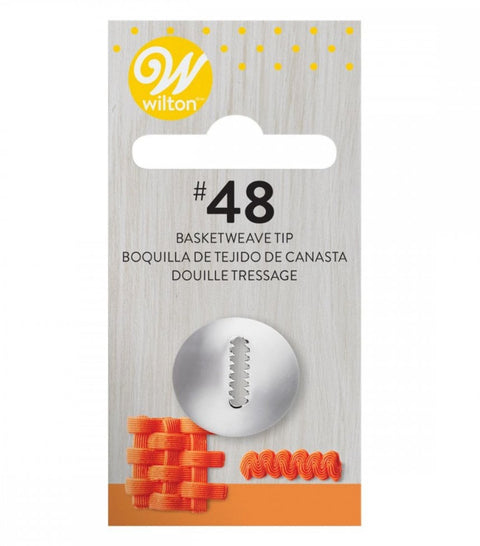 Wilton 48 Basketweave Piping Nozzle