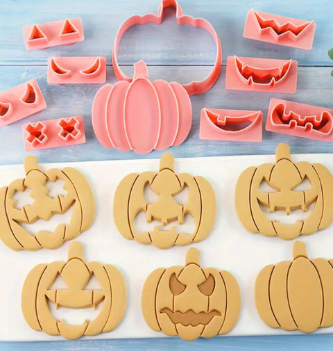 Pumpkin Cutter and Stamp Set