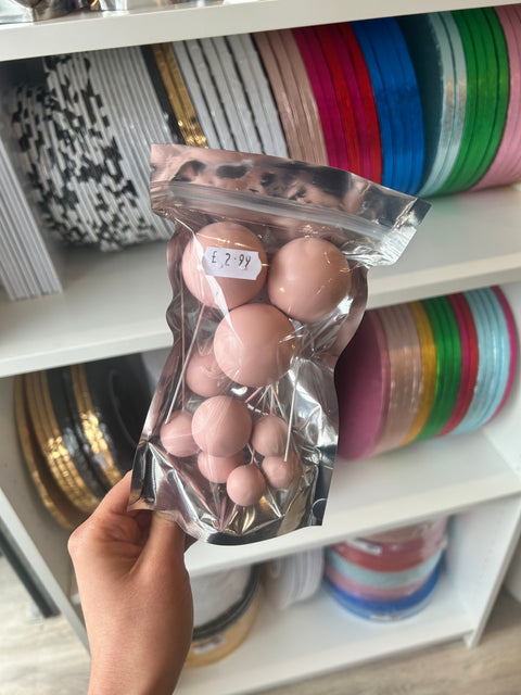 Nude Pink Balls on Wires