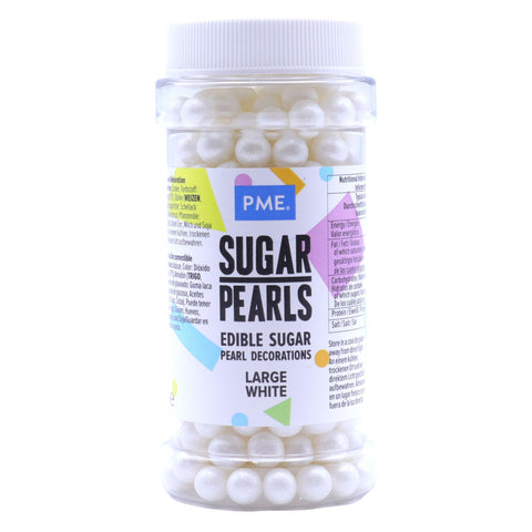 Large White Pearl Sprinkles by PME