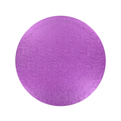 Round Purple Cake Drum