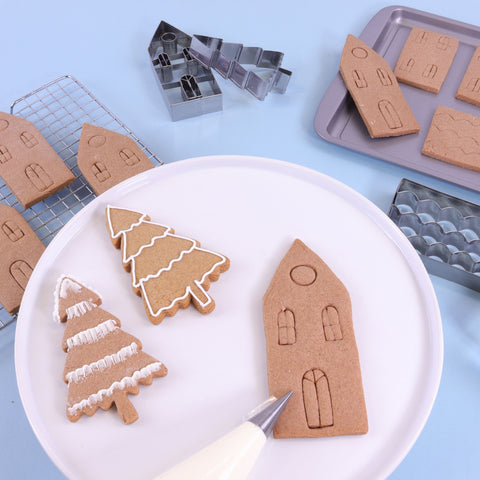 Gingerbread House Cookie Cutter Set