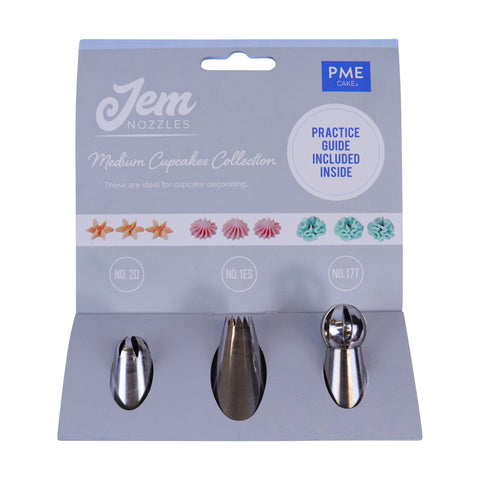 Piping Nozzle Set by Jem - Medium Cupcakes