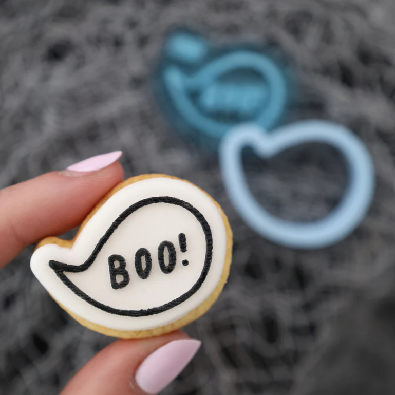 Speech Bubble Boo! Outboss Stamp and Cutter – Windsor Cakecraft