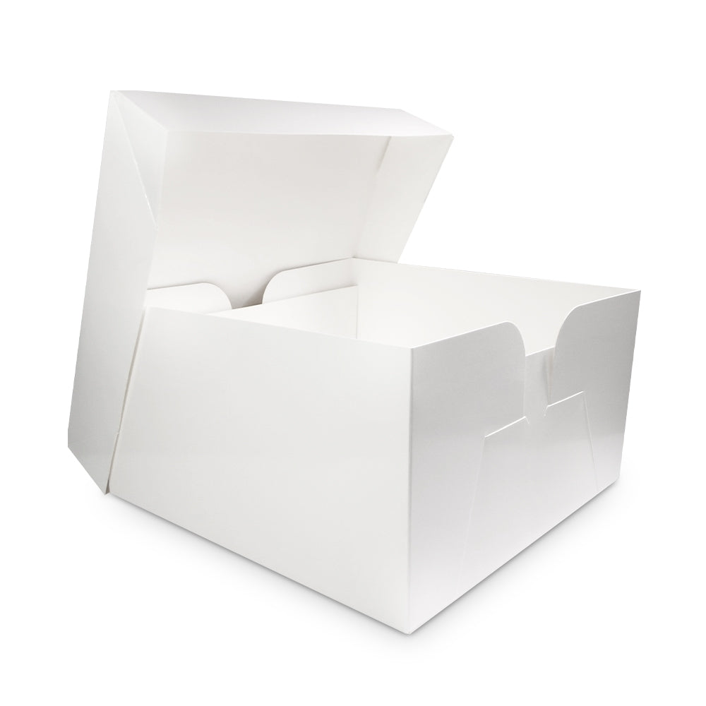 White Cake Box With Lid – Windsor Cakecraft