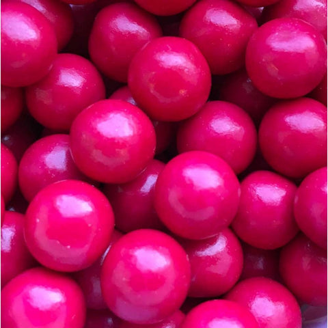 Edible Cake Sprinkles - Hot Pink 10mm Chocoballs