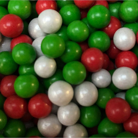 Edible Cake Sprinkles - Christmas Choco Pearls