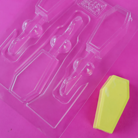 Coffin Chocolate Popsicle Mould by Sweet Stamp