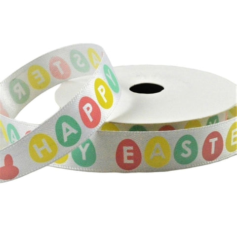 Happy Easter Ribbon 15mm