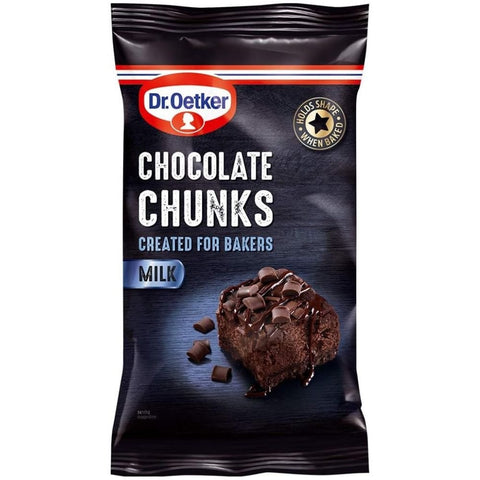 Milk Chocolate Chunks by Dr Oetker
