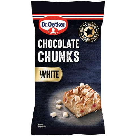 White Chocolate Chunks by Dr Oetker