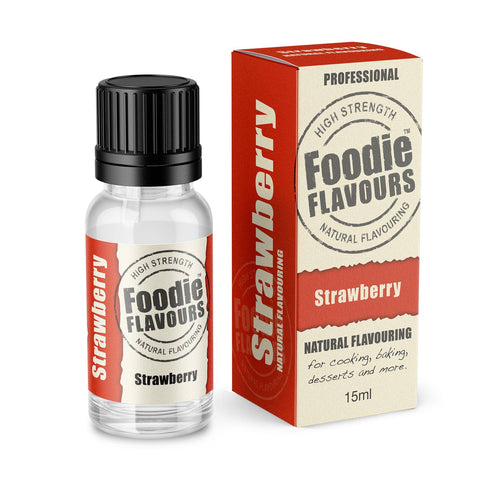 Foodie Flavours Strawberry Natural Flavouring - 15ml