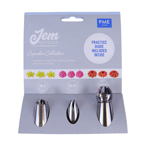 Piping Nozzle Set by Jem - Cupcakes Collection