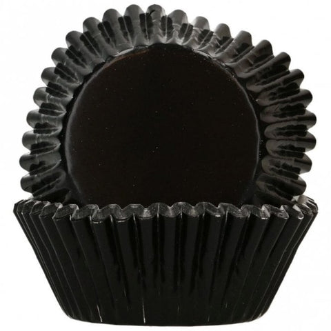 Black Foil Cupcake Cases