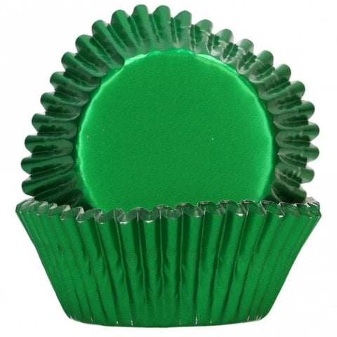 Green Foil Cupcake Cases