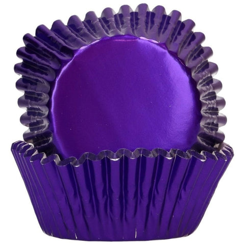 Purple Foil Cupcake Cases