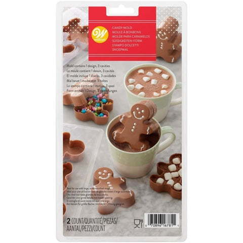 Gingerbread Man Chocolate Bombe Mould