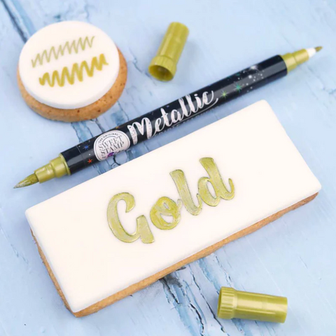 Gold Metallic Marker Pen by Sweet Stamp