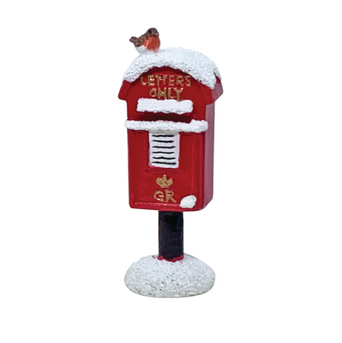 Letters Only Snowy Post Box Cake Decoration