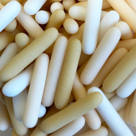 Edible Cake Sprinkles - Nude Macaroni Rods