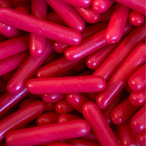 Edible Cake Sprinkles - Hot Pink Rods