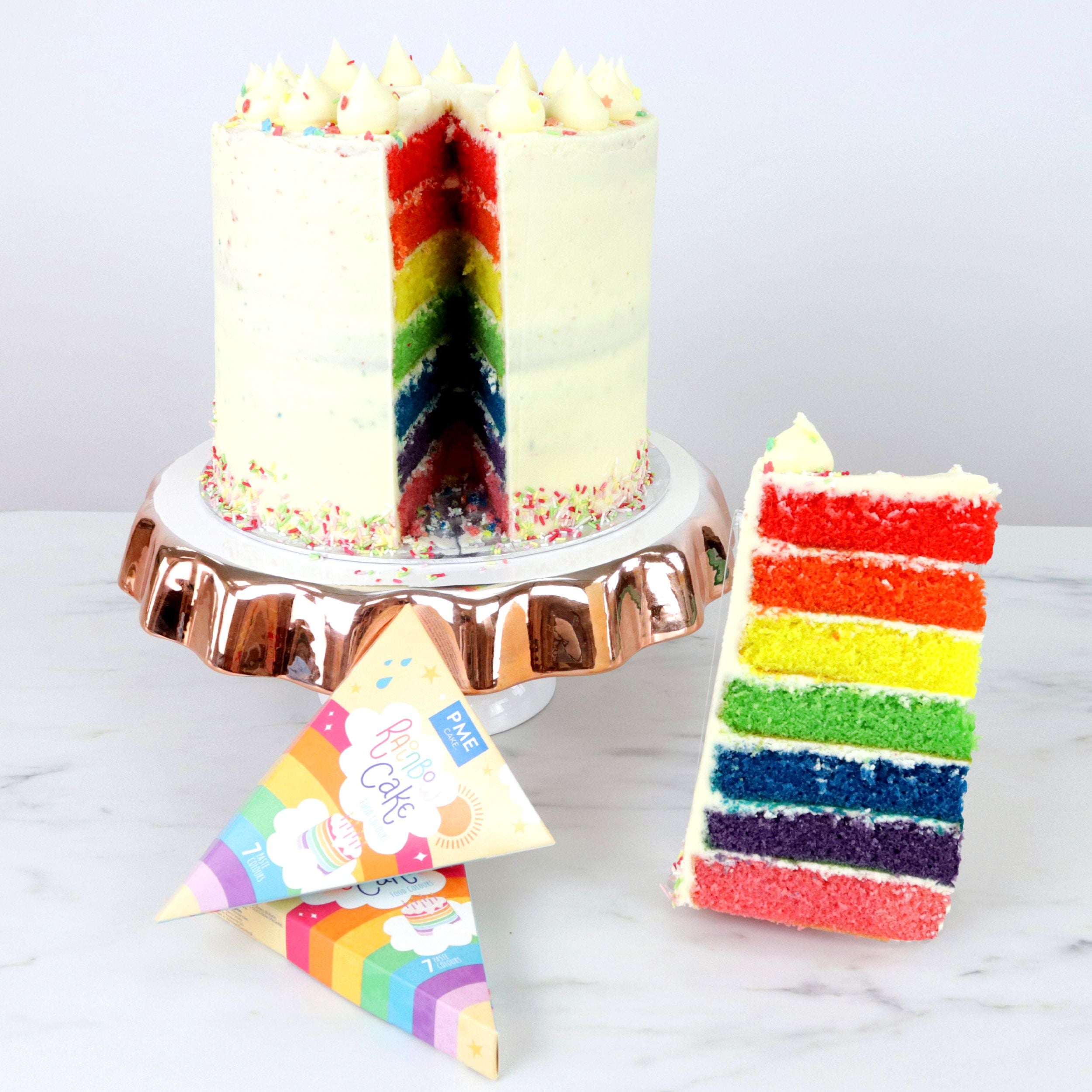 Rainbow Cake Colour Kit by PME – Windsor Cakecraft