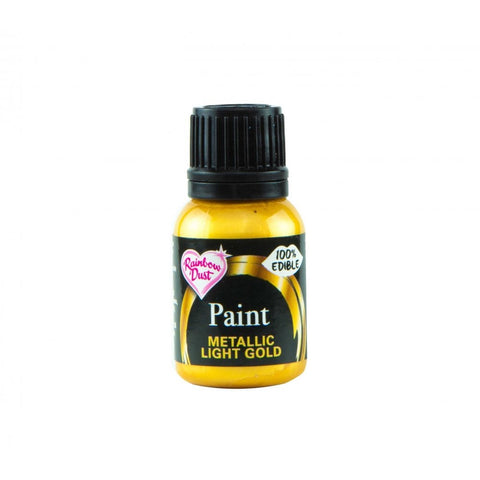 Light Gold Edible Paint by Rainbow Dust