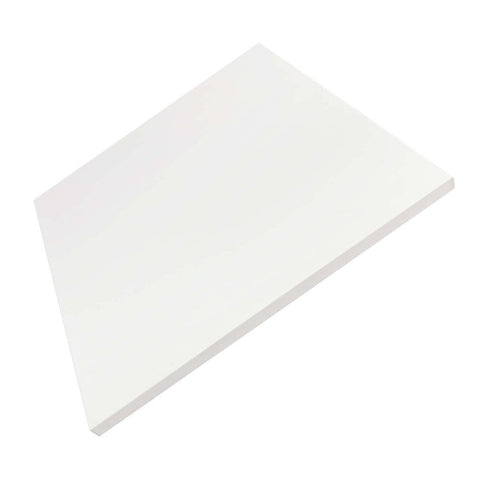 Matt White Masonite Square Drum