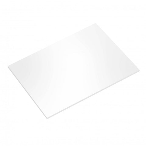 White Glossy Rectangle Masonite Board