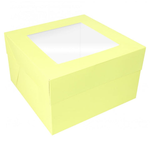 6" Yellow Bento/Mini Cake Box