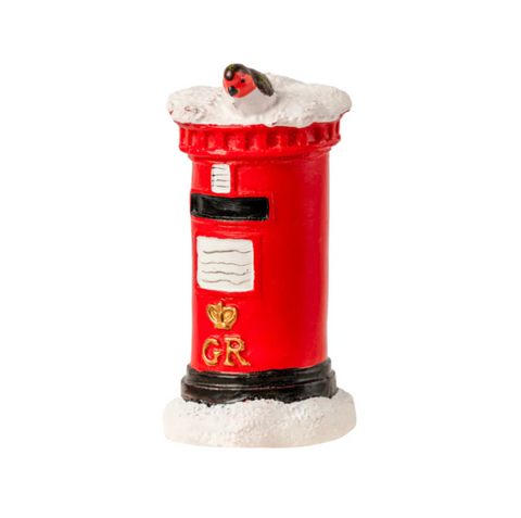 Snowy Post Box Cake Decoration