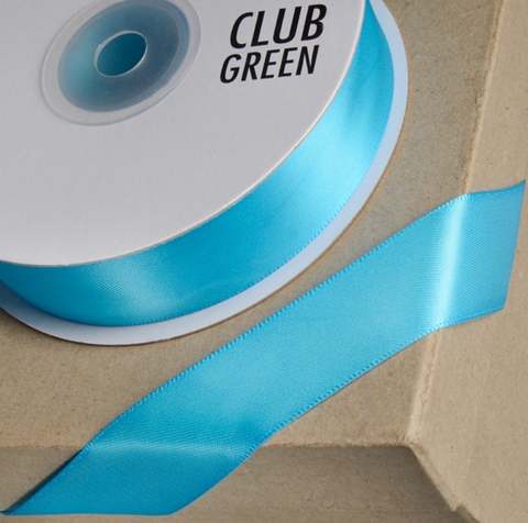 Turquoise 15mm Satin Ribbon