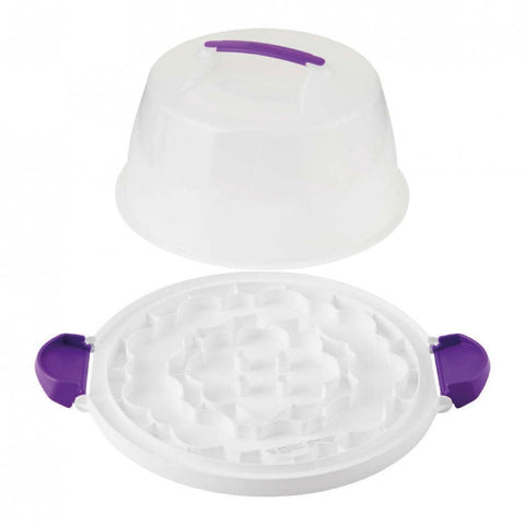 Wilton Round Cake Caddy with Reversible Base