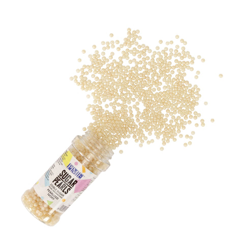 Pearlised Ivory Sugar Pearl Sprinkles by PME