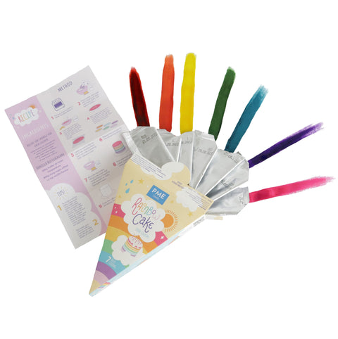 Rainbow Cake Colour Kit by PME